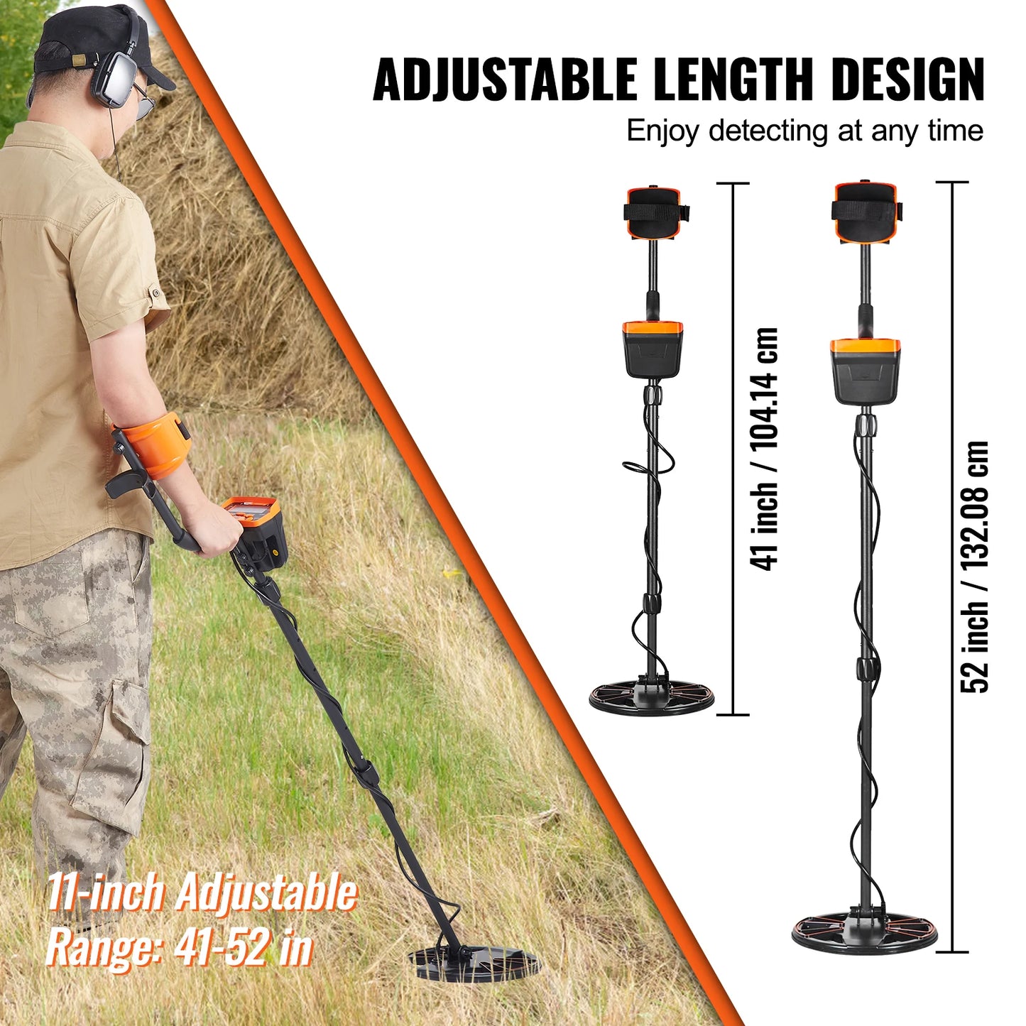 EJVS™  VEVOR Metal Detector Waterproof Search Coil
