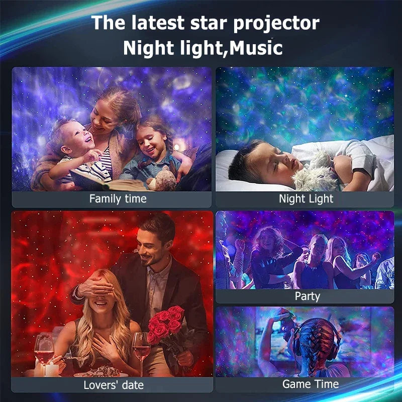 EJVS™ Galaxy Starry Projector Night Light