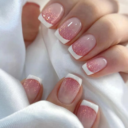 EJVS™  24Pcs Shimmery Manicure Tips