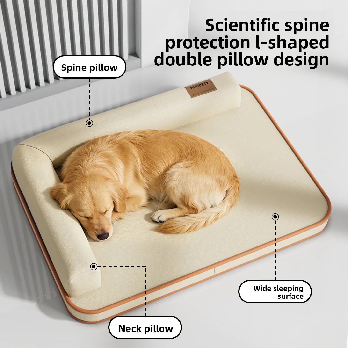EJVS™  Dog mat suitable for all seasons, medium-sized and large waterproof and tear resistant dog bed, summer removable and washable