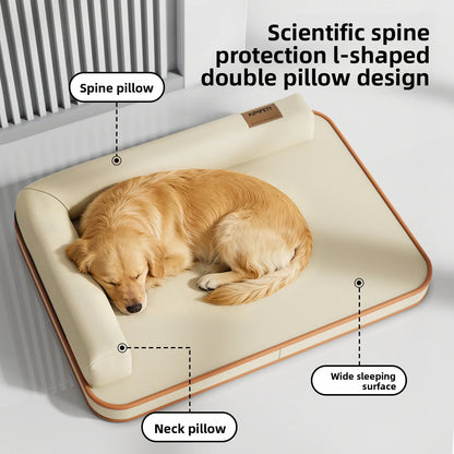 EJVS™  Dog mat suitable for all seasons, medium-sized and large waterproof and tear resistant dog bed, summer removable and washable