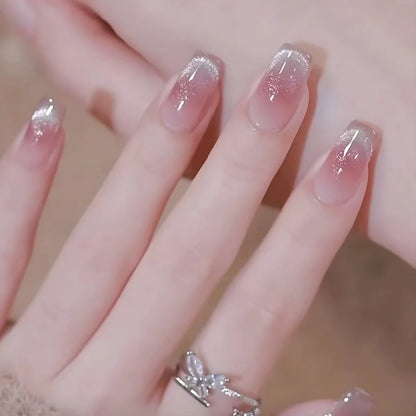 EJVS™  24Pcs Shimmery Manicure Tips