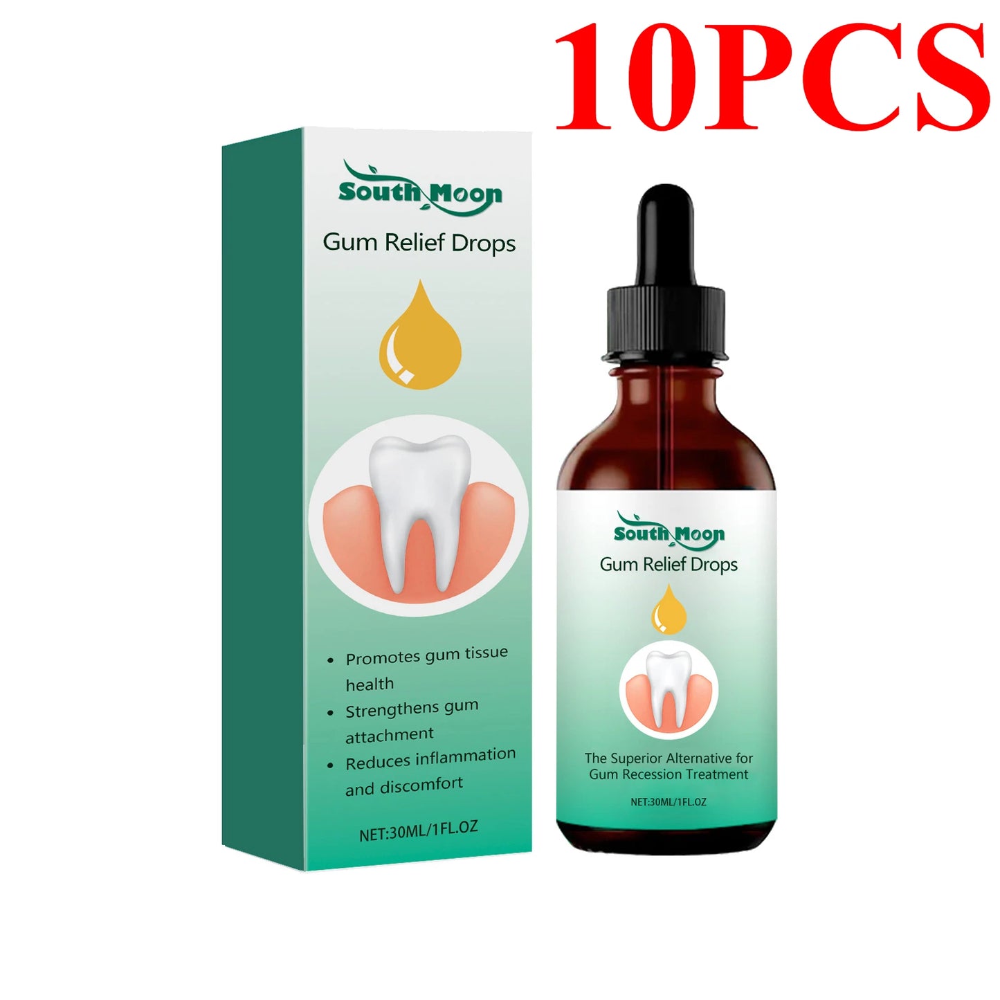 EJVS™  Gum Repair Drops Relieve Receding Gingival Gum - Oral Periodontal Hygiene
