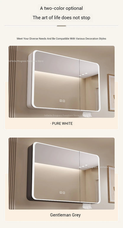 EJVS™ Arc Smart Bathroom Mirror Cabinet