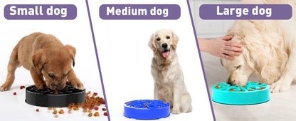 EJVS™  Pet Non Slip Anti-Gulping Slower Food Feeding Dishes