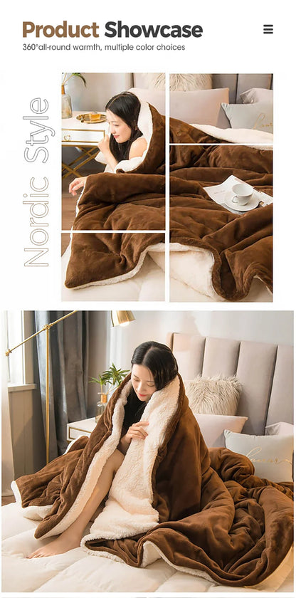 EJVS™ Warm Wool Bed Blanket