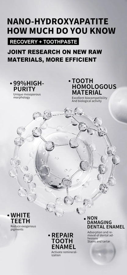 EJVS™  7.5% Hydroxyapatite Probiotic Teeth Whitening Toothpaste Enamel Oral Cavity Repair