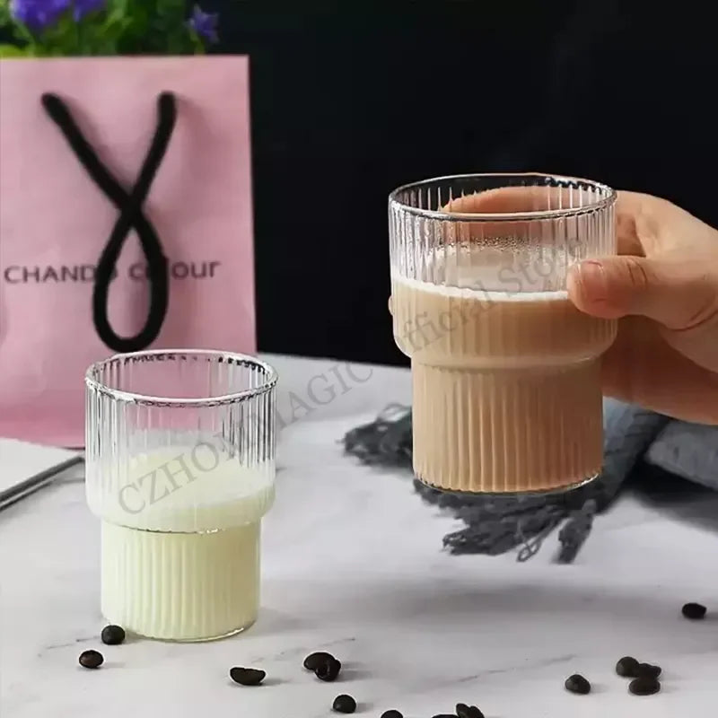 Glass Drinkware – Latte, Coffee, Tea, Juice & Whiskey Mug