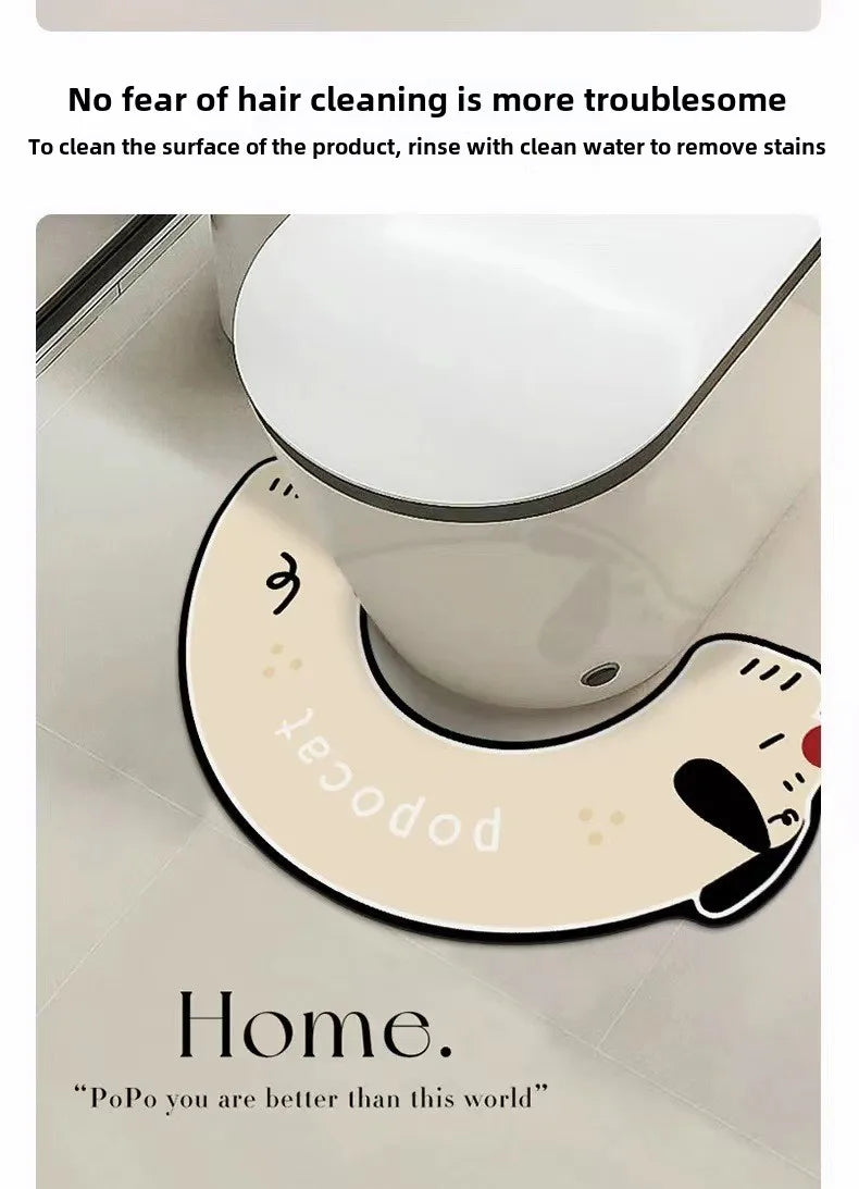 EJVS™ U-Shaped Bathroom Mat