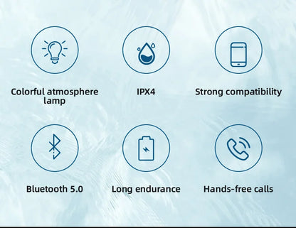 EJVS™  Mini Bluetooth Waterproof Wireless Shower - RGB Lights