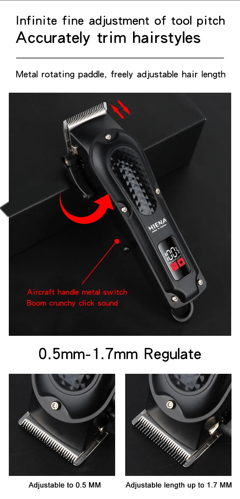 EJVS™  Rechargeable Men's Electric Hair Clipper