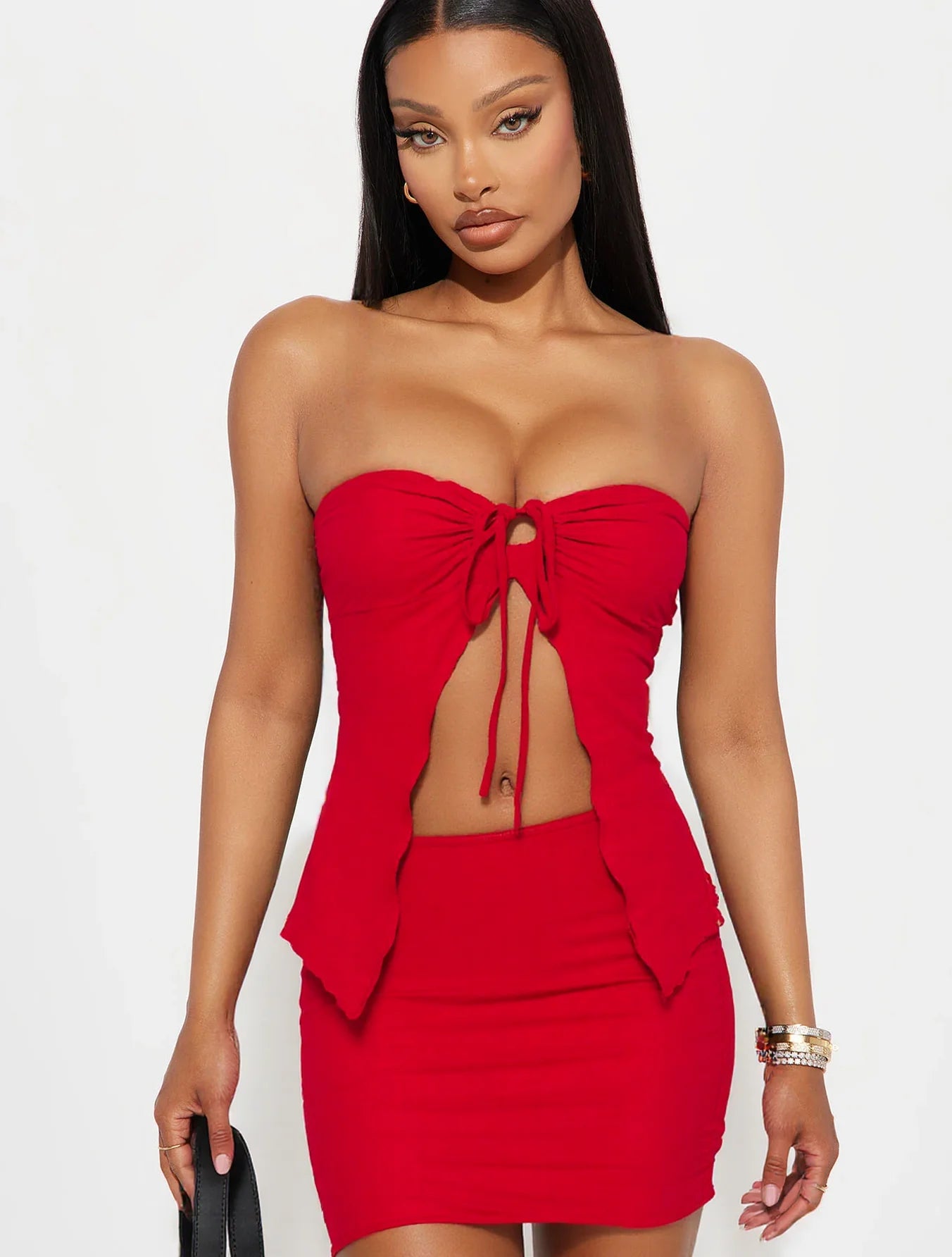 EJVS™ Tube Top & Skirt Two-Piece Set