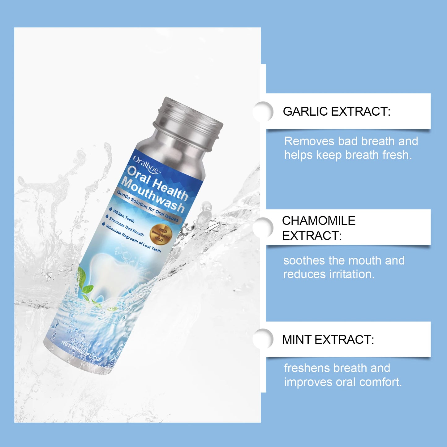 EJVS™  Gum Repair Drops Relieve Receding Gingival Gum - Oral Periodontal Hygiene