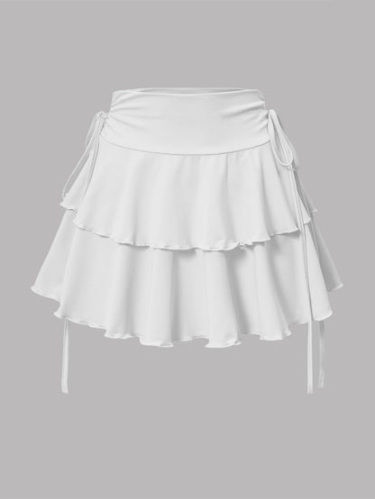 EJVS™ High Waist Slim Fit Short Skirt