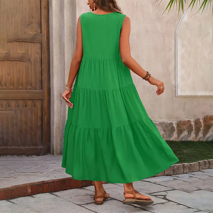 EJVS™ Summer Casual Brand Dress Femme