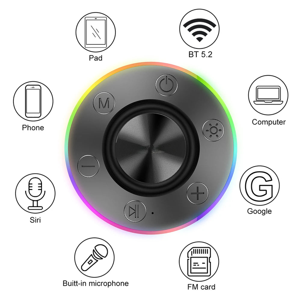 EJVS™  Waterproof Mini Speaker Hands-Free Call/FM Radio Bluetooth