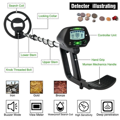 EJVS™  MD-4090 Professional Metal Finder