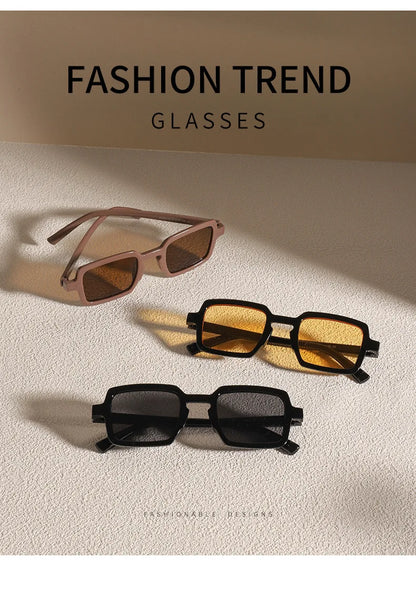 EJVS™  Vintage Square Sunglasses For Women Men Rectangle Sun Glasses Female Oval Eyewear Sunglasses for Male Female Eyeglasses