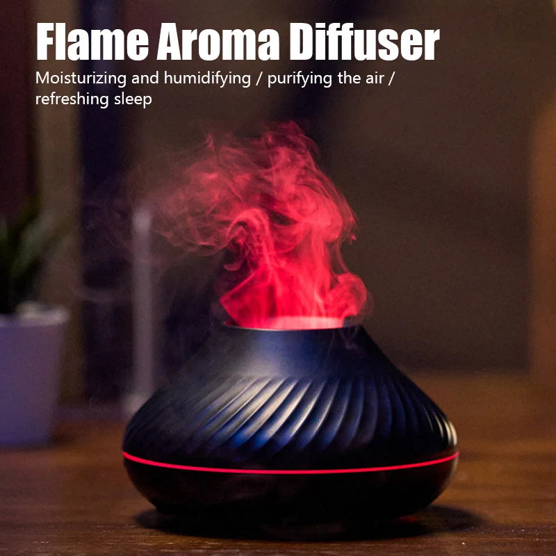 EJVS™ Flame Aroma Diffuser 7-Color LED