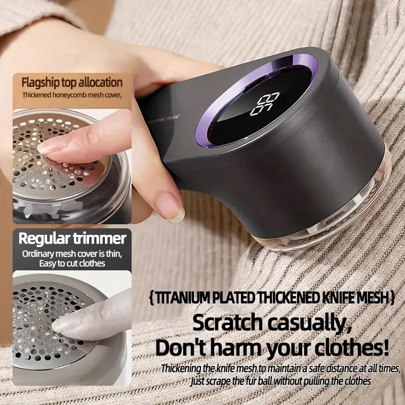 EJVS™  Rechargeable Digital Display Fabric Shaver