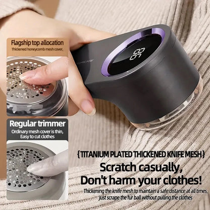 EJVS™  Rechargeable Digital Display Fabric Shaver