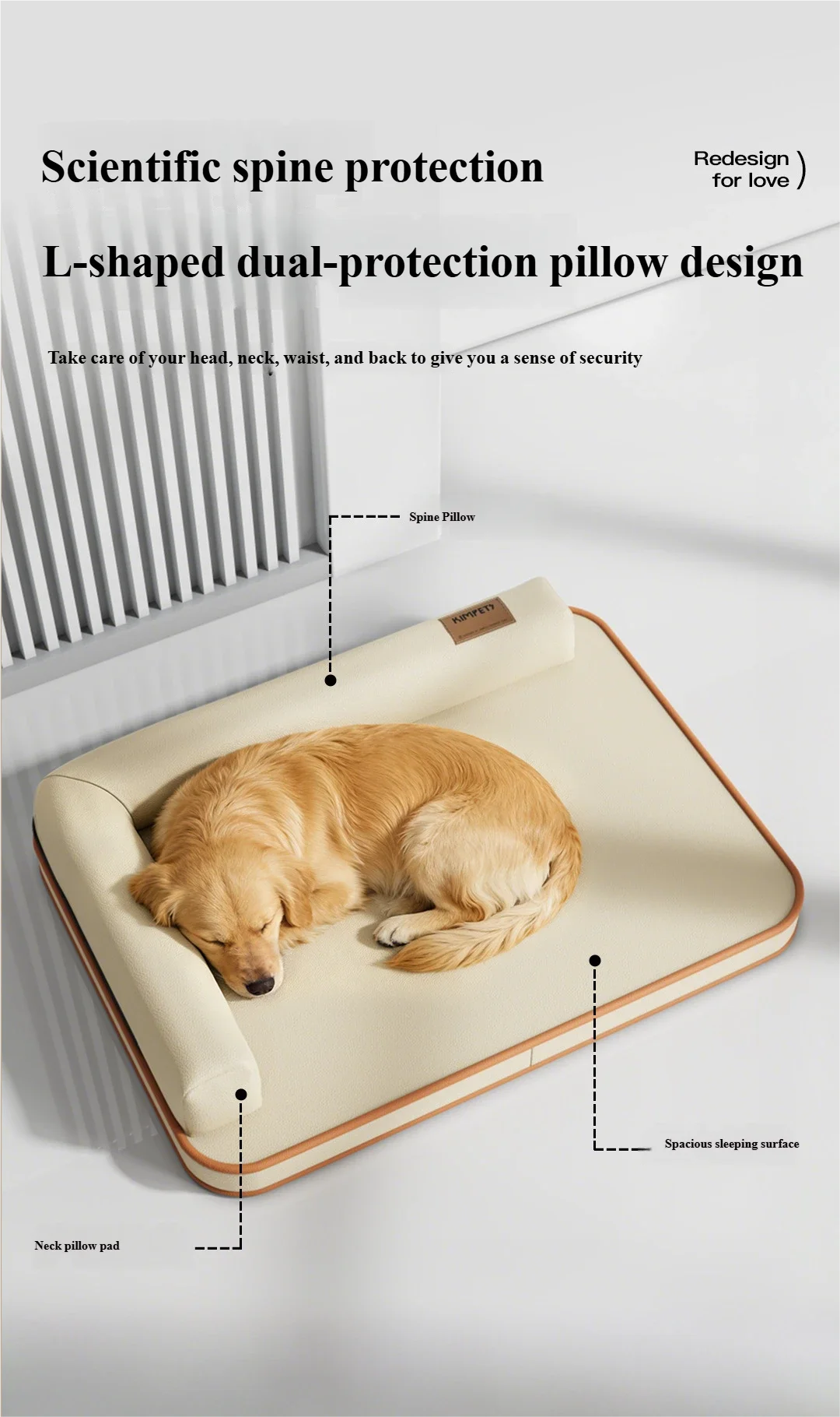 EJVS™  Dog mat suitable for all seasons, medium-sized and large waterproof and tear resistant dog bed, summer removable and washable