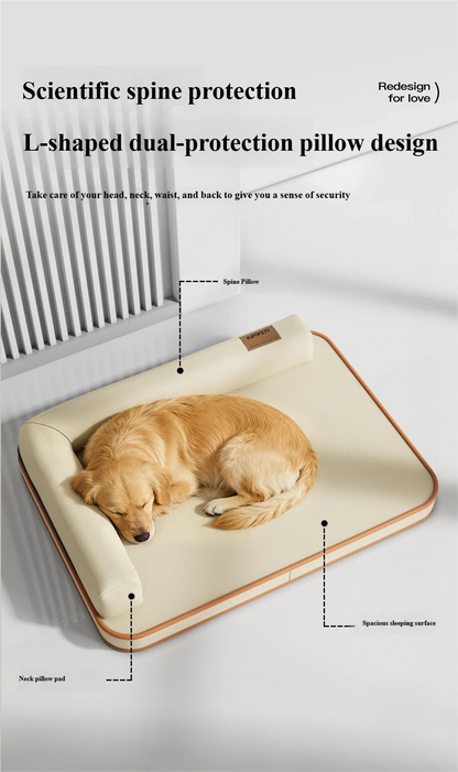 EJVS™  Dog mat suitable for all seasons, medium-sized and large waterproof and tear resistant dog bed, summer removable and washable