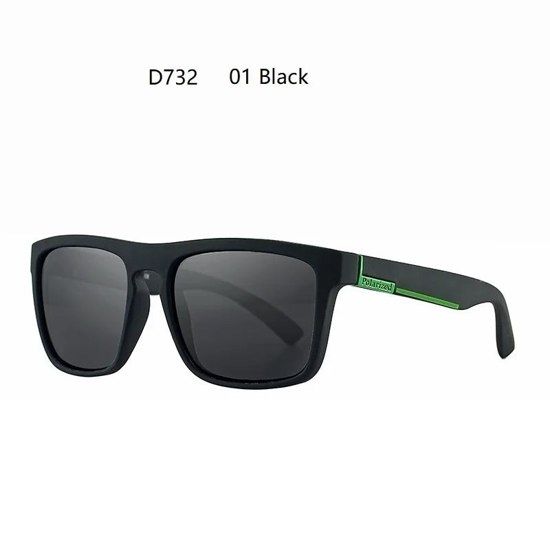 EJVS™  Fashion Square Vintage Polarized Sunglasses Men Women Retro Driving Fishing Luxury Brand Designer Sun Glasses UV400 Eyewear
