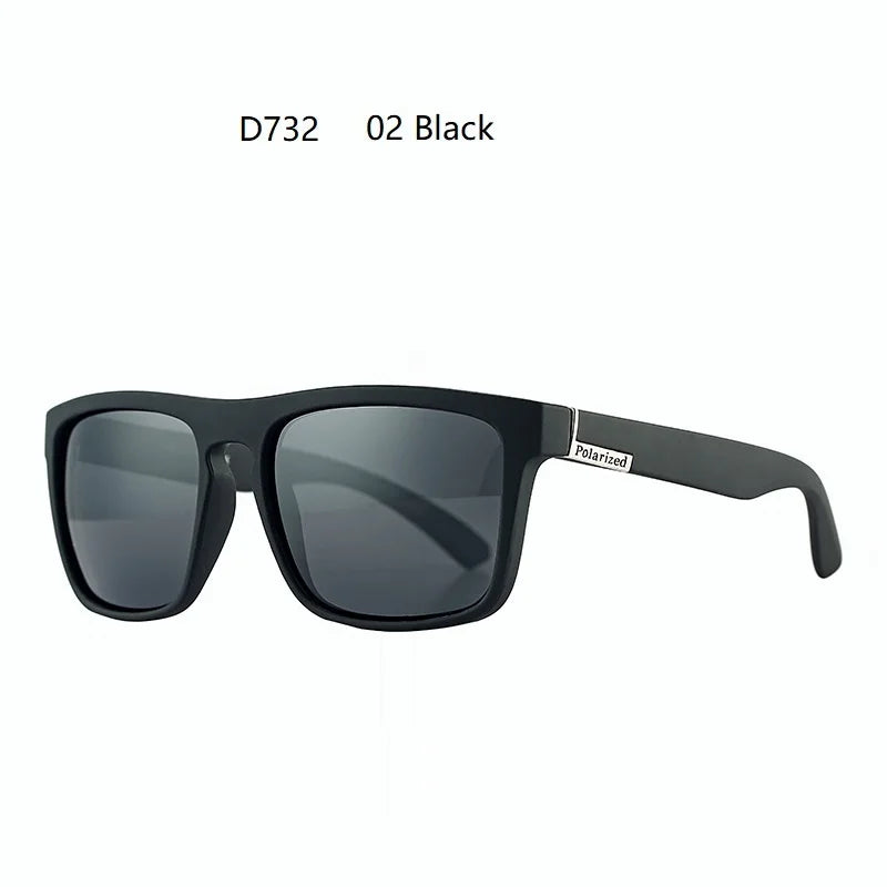 EJVS™  Fashion Square Vintage Polarized Sunglasses Men Women Retro Driving Fishing Luxury Brand Designer Sun Glasses UV400 Eyewear