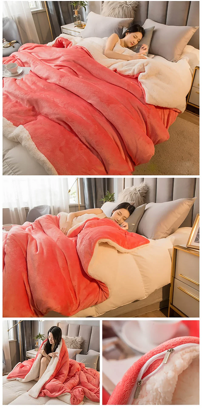 EJVS™ Warm Wool Bed Blanket