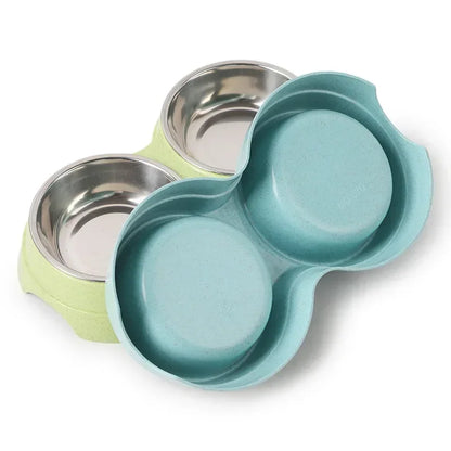 EJVS™  Stainless Steel Double Pet Bowls
