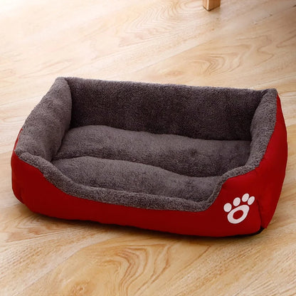 EJVS™  Black Dog Bed Plush Sleeping Bed for Large, Medium and Small Dogs, Non-Slip and Bite-Resistant Pet Sleeping Mat