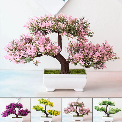 EJVS™ Artificial Bonsai Plant – Small Potted Tree