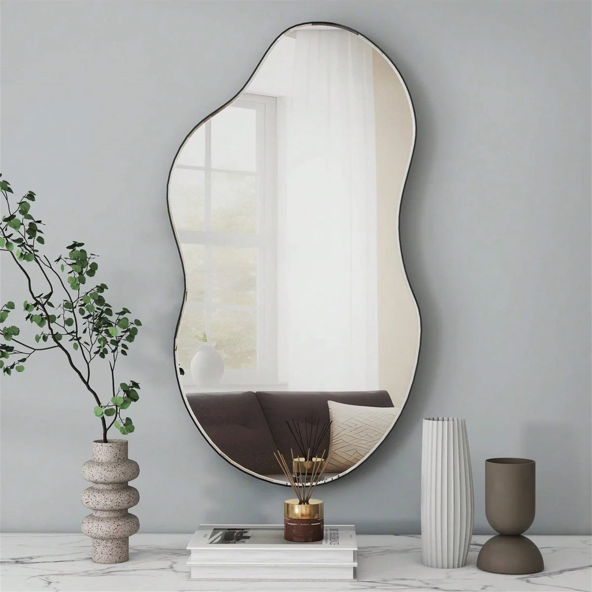EJVS™ Irregular Cloud Acrylic Wall Mirror for Home Decor