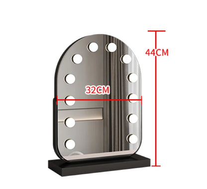 EJVS™ Arched LED Makeup Mirror – 10x Magnification