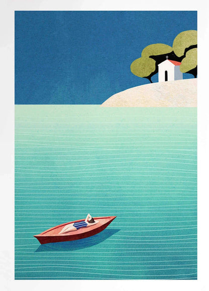 EJVS™ Summer Beach Canvas Wall Art