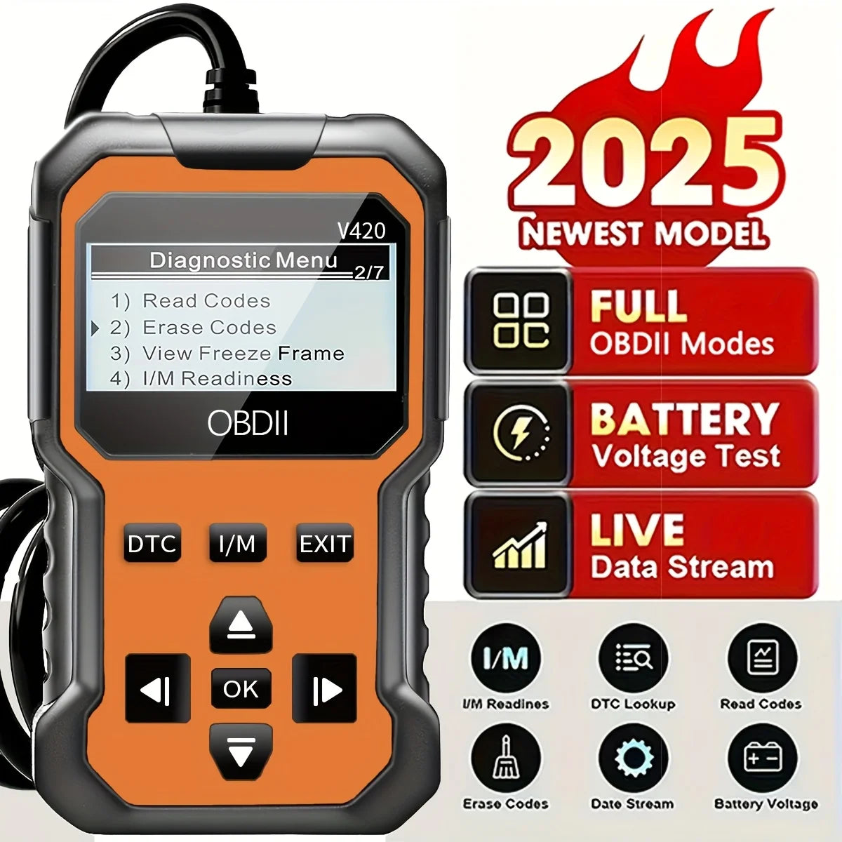 EJVS™ OBD2 Diagnostic Scanner Tool