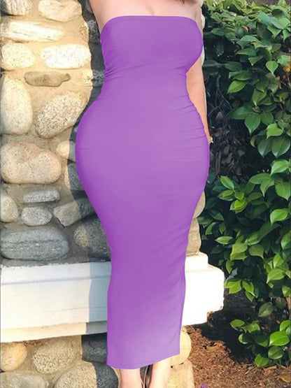 EJVS™  Sleeveless Long Beach Dress