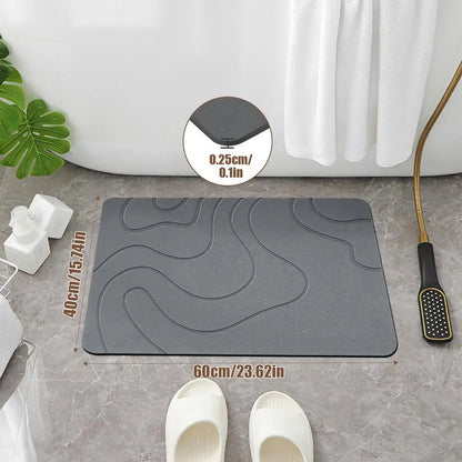 EJVS™ Indoor Diatomrbent Shower Rug
