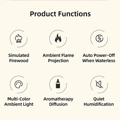 EJVS™ Flame Aroma Humidifier Essential Oil