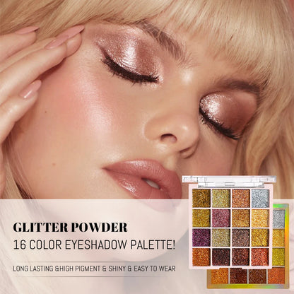 EJVS™ 16 Colors Glitter Eyeshadow