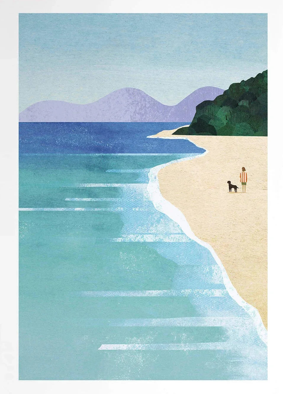 EJVS™ Summer Beach Canvas Wall Art