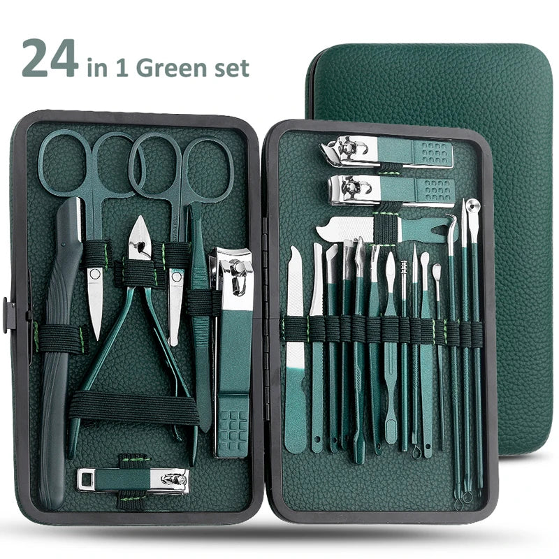 EJVS™ Green Pedicure Clipper Set