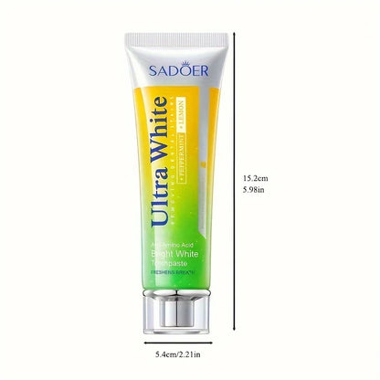 EJVS™  Lemon Mint Teeth Whitening Toothpaste - Fresh Breath 100g