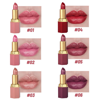 EJVS™ 6 Colors Gold Bar Lipstick