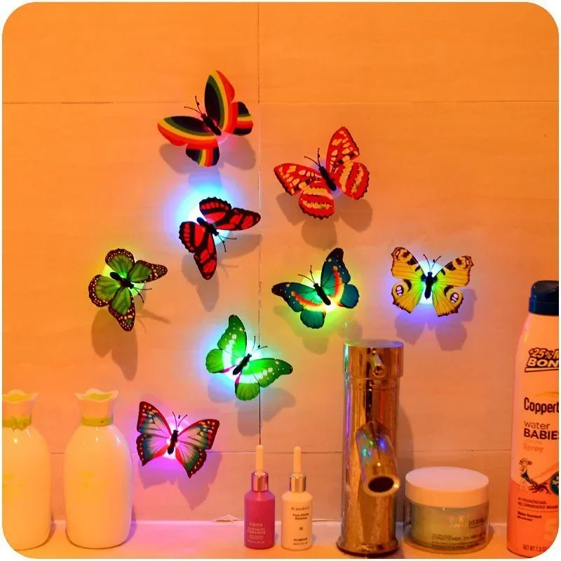 EJVS™ 3D Butterfly Night Light Wall Stickers