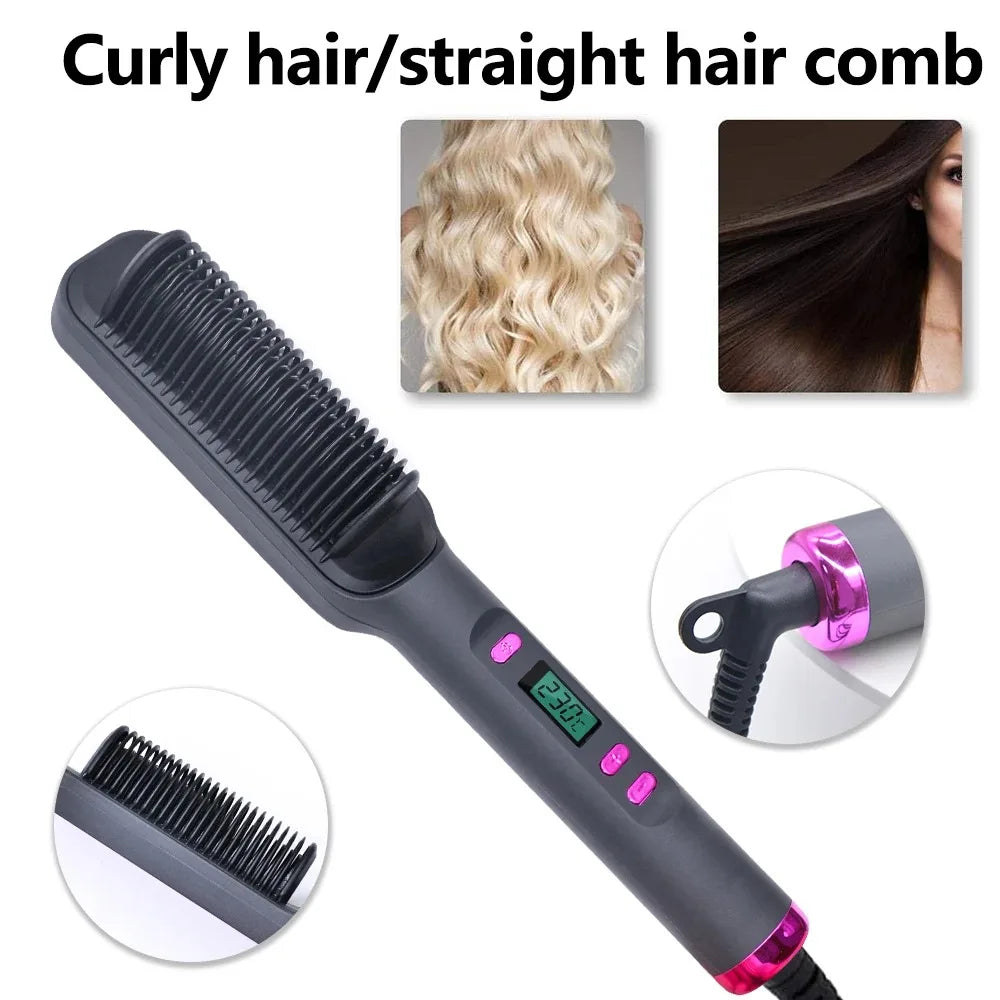 EJVS™ Multifunctional Straight Hair Straightener Comb