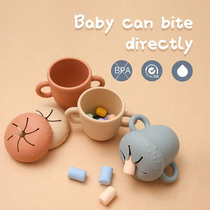 EJVS™ Kids Silicone Snack Box with Lid