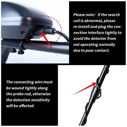 EJVS™  Metal Detector High Accuracy Professional - Waterproof Search Coil