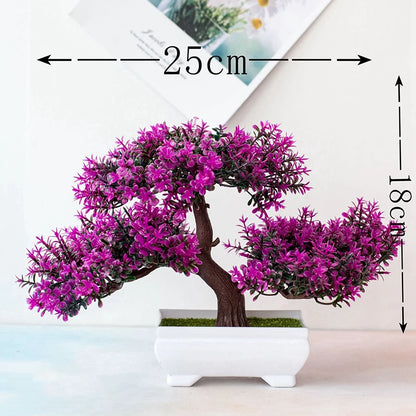 EJVS™ Artificial Bonsai Plant – Small Potted Tree